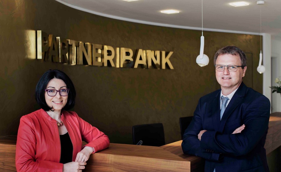 Bild: Partner Bank, Vorstände, Elham Ettehadieh, Andreas Fellner