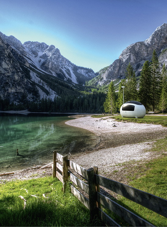 Ecocapsule, Heim, Konzept, Natur, Start-up