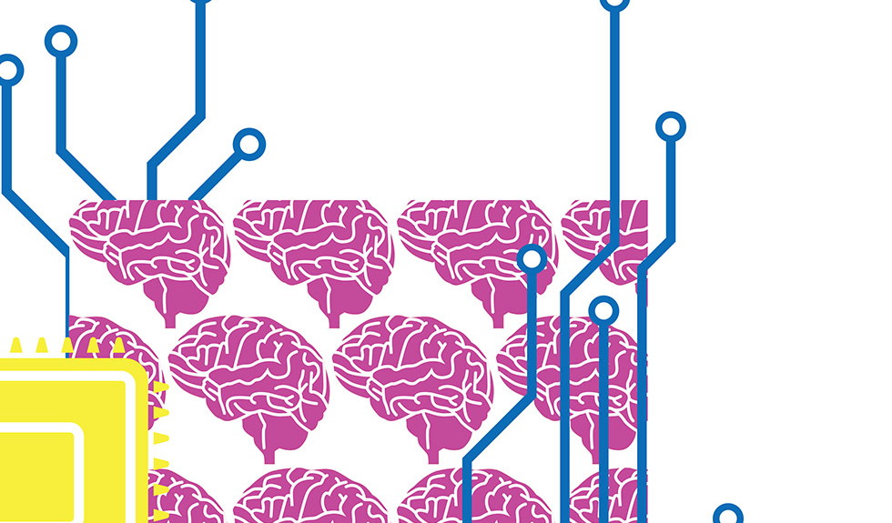 Titelbild: Illustration, IQ, KI, Wirtschaft, Wissenschaft